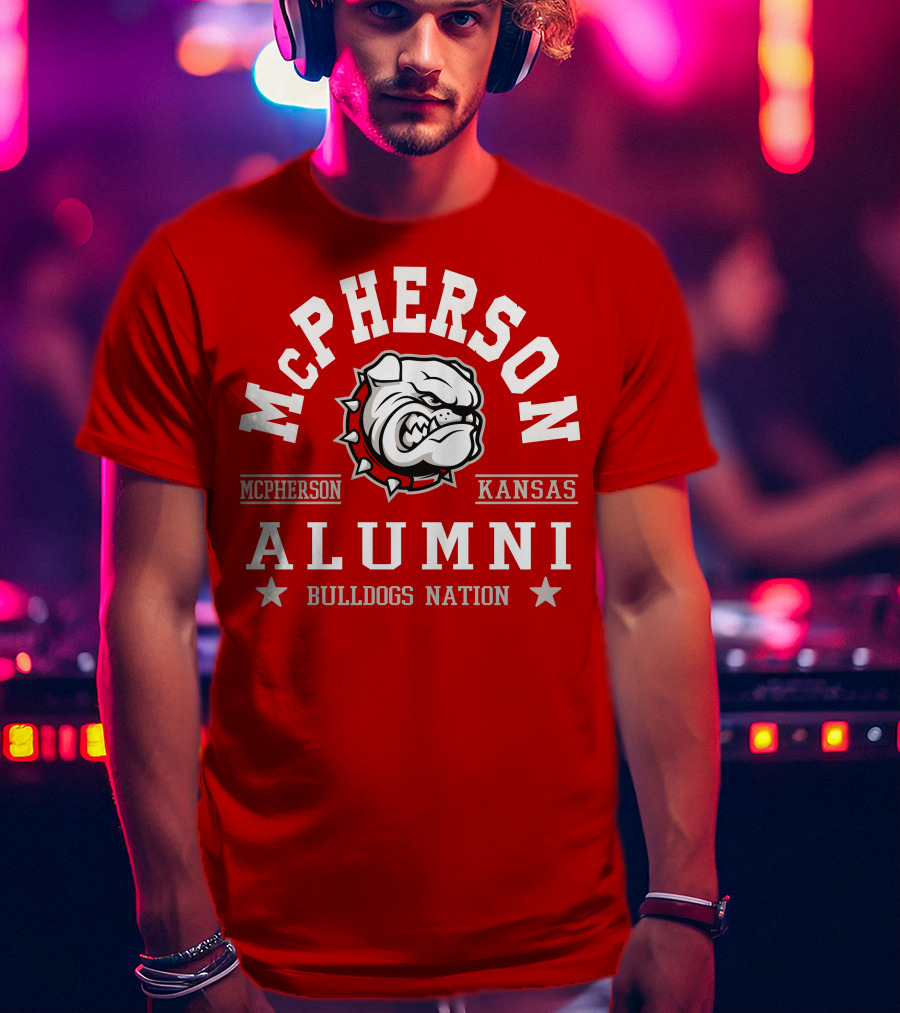 McPherson College Alumni Bulldogs Nation Kansas T-Shirt