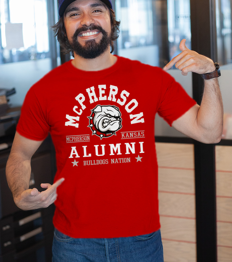McPherson College Alumni Bulldogs Nation Kansas T-Shirt
