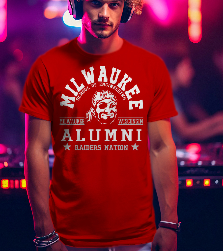 Milwaukee School Of Engineering Alumni Raiders Nation Wisconsin T-Shirt