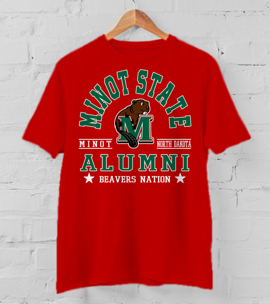 Minot State Alumni Beavers Nation North Dakota T-Shirt