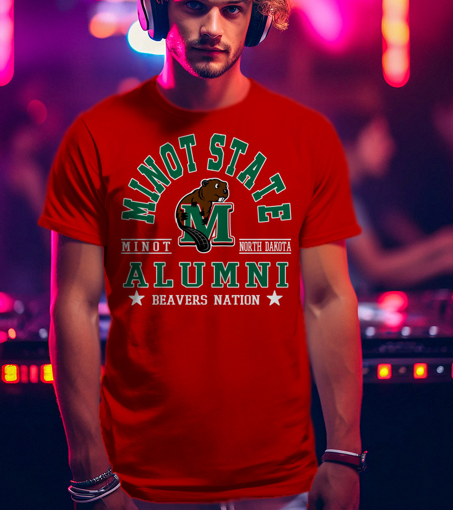 Minot State Alumni Beavers Nation North Dakota T-Shirt