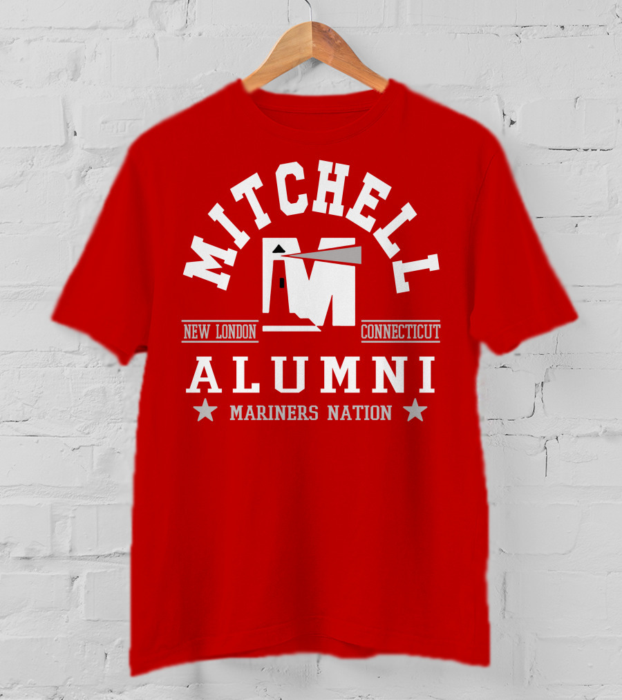 Mitchell College New London Connecticut Alumni Mariners Nation T-Shirt