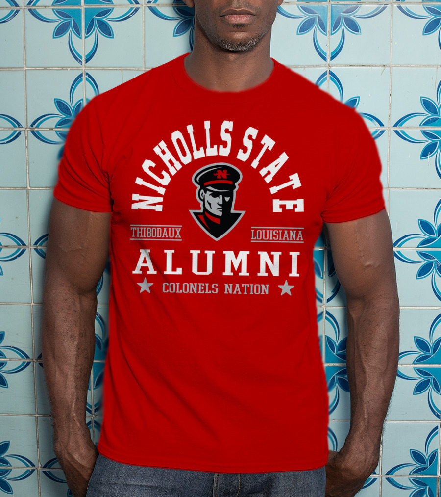 Nicholls State University Alumni Colonels Nation Thibodaux Louisiana T-Shirt