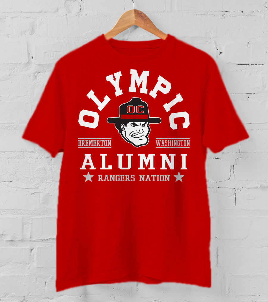 Olympic College Alumni Rangers Nation Bremerton Washington OC T-Shirt