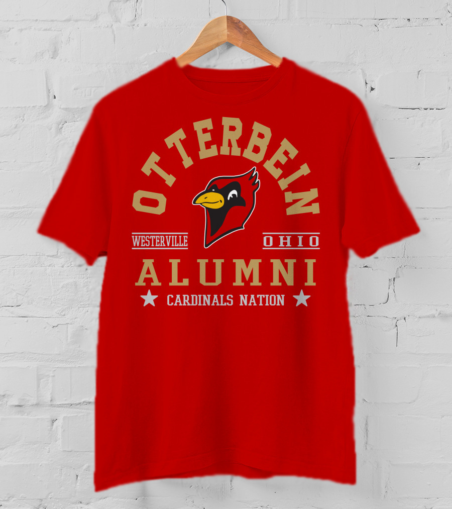 Otterbein Alumni Cardinals Nation Westerville Ohio T-Shirt