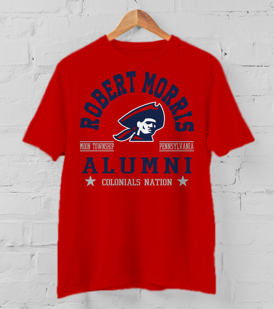 Robert Morris Alumni Moon Township Pennsylvania Colonials Nation T-Shirt