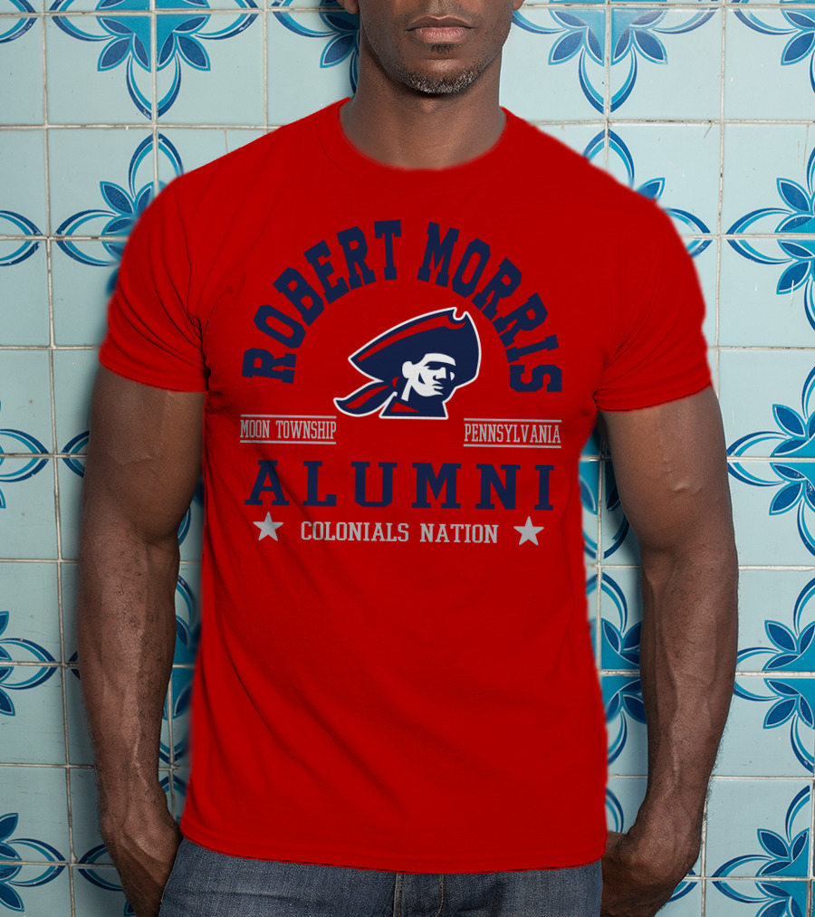 Robert Morris Alumni Moon Township Pennsylvania Colonials Nation T-Shirt