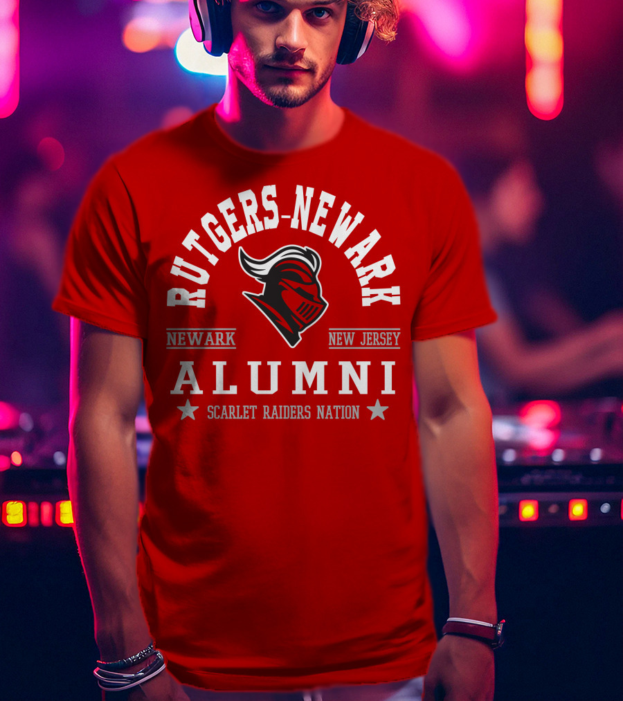 Rutgers-Newark Alumni Scarlet Raiders Nation Newark New Jersey T-Shirt
