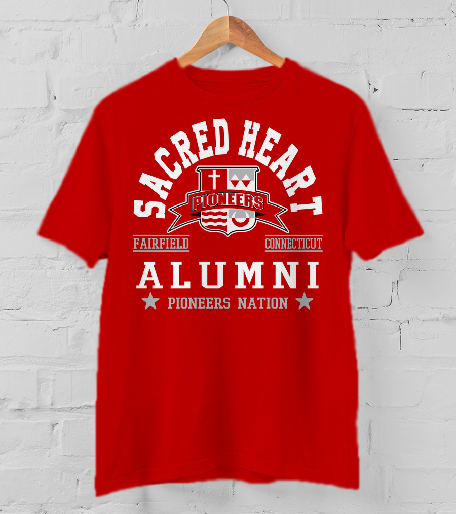 Sacred Heart University Fairfield Connecticut Alumni Pioneers Nation T-Shirt
