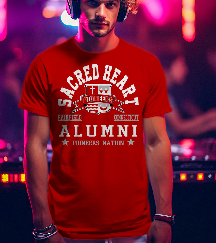 Sacred Heart University Fairfield Connecticut Alumni Pioneers Nation T-Shirt