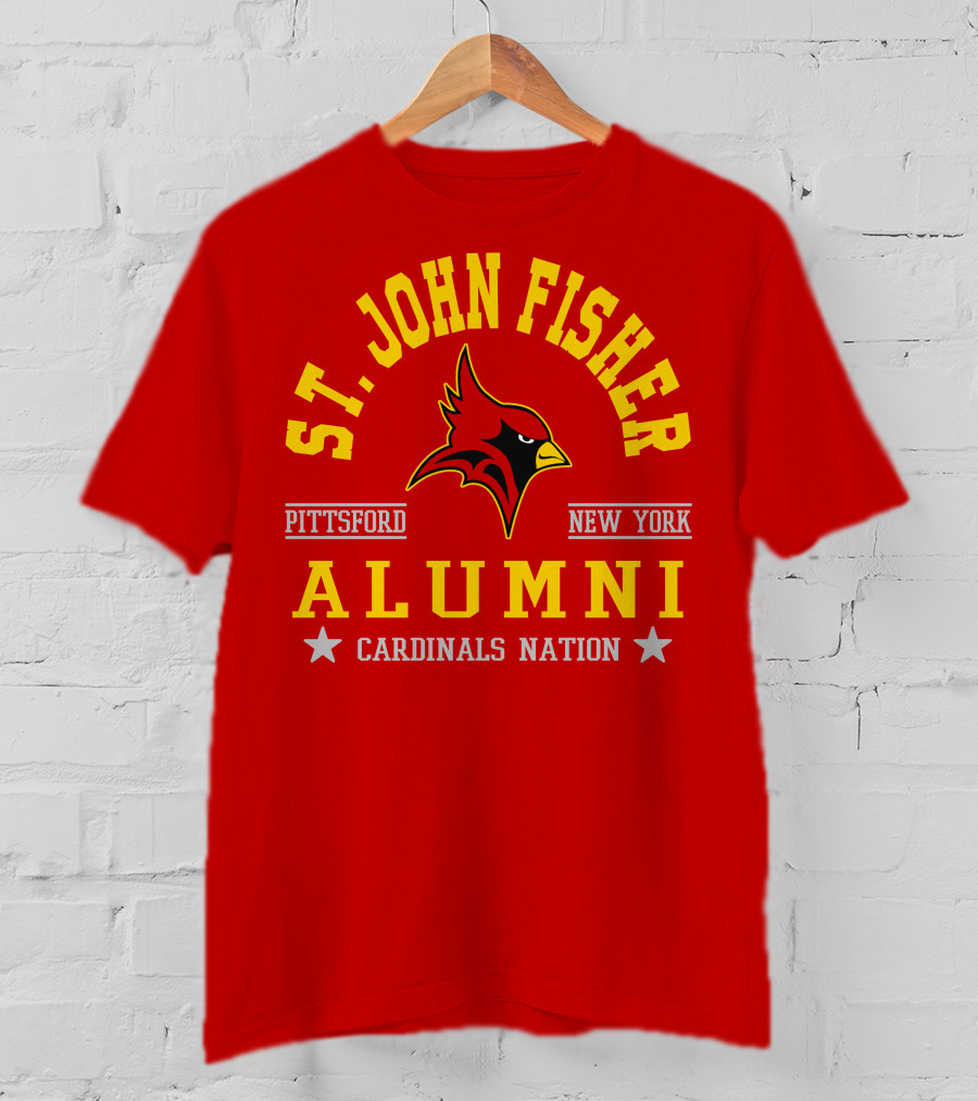 St John Fisher Cardinals Alumni Pittsford New York Nation T-Shirt