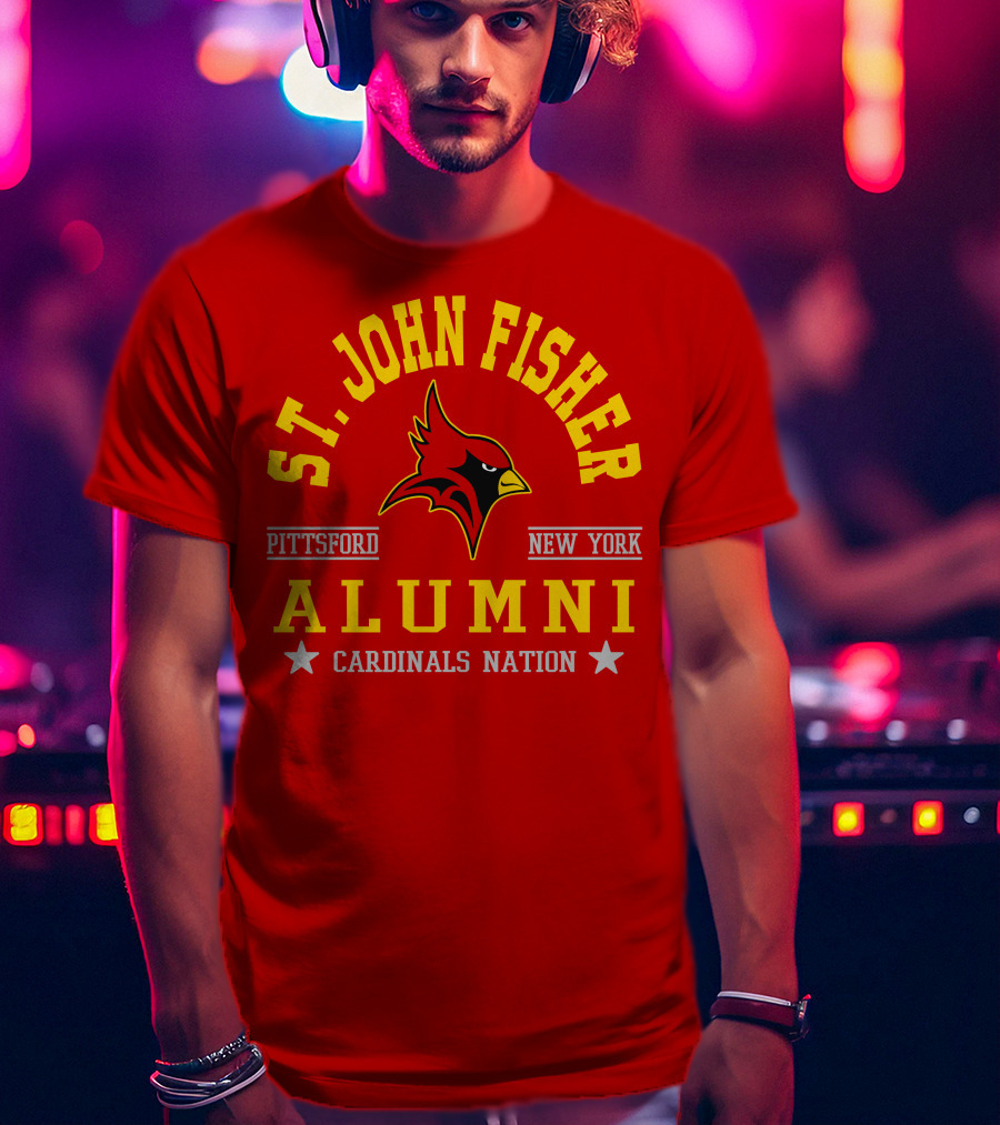 St John Fisher Cardinals Alumni Pittsford New York Nation T-Shirt