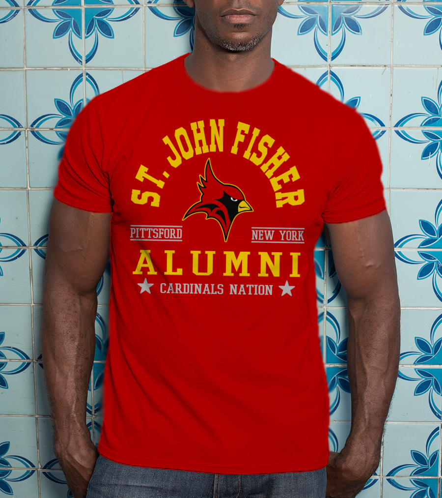 St John Fisher Cardinals Alumni Pittsford New York Nation T-Shirt