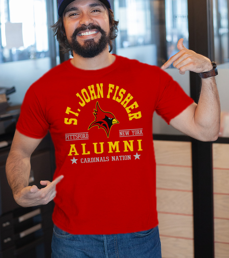 St John Fisher Cardinals Alumni Pittsford New York Nation T-Shirt