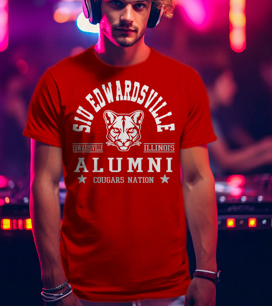 SIU Edwardsville Alumni Cougars Nation Edwardsville Illinois T-Shirt
