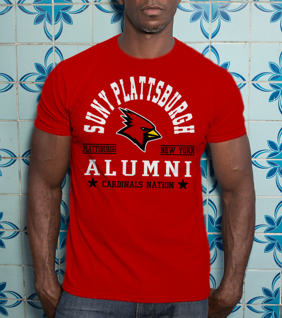SUNY Plattsburgh New York Alumni Cardinals Nation T-Shirt