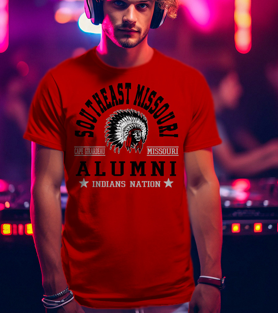 Southeast Missouri Cape Girardeau Alumni Indians Nation T-Shirt