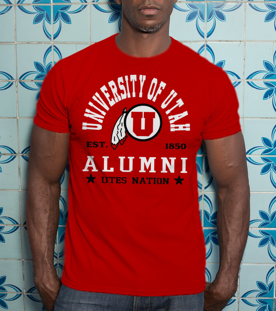 University Of Utah Alumni Est. 1850 Utes Nation T-Shirt