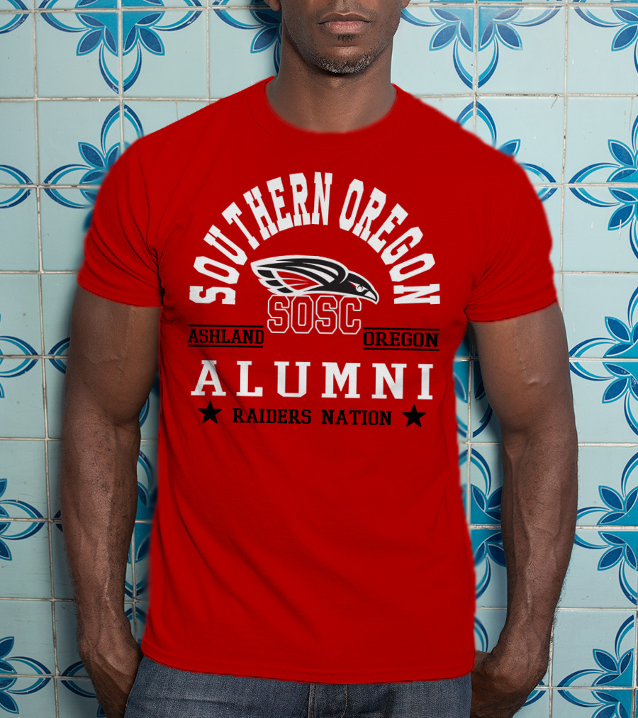 Southern Oregon SOSC Ashland Oregon Alumni Raiders Nation T-Shirt