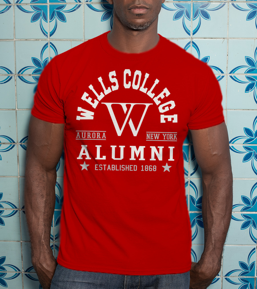 Wells College Alumni Aurora New York Established 1868 T-Shirt
