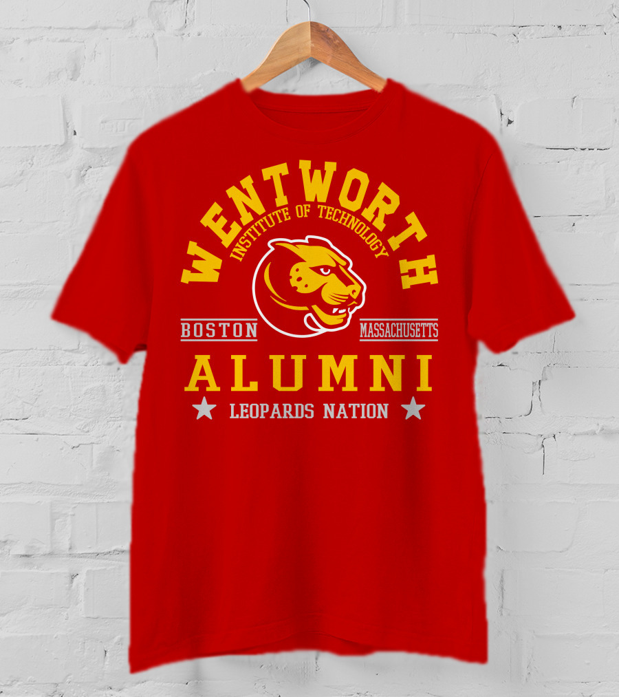 Wentworth Institute Of Technology Alumni Leopards Nation Boston Massachusetts T-Shirt