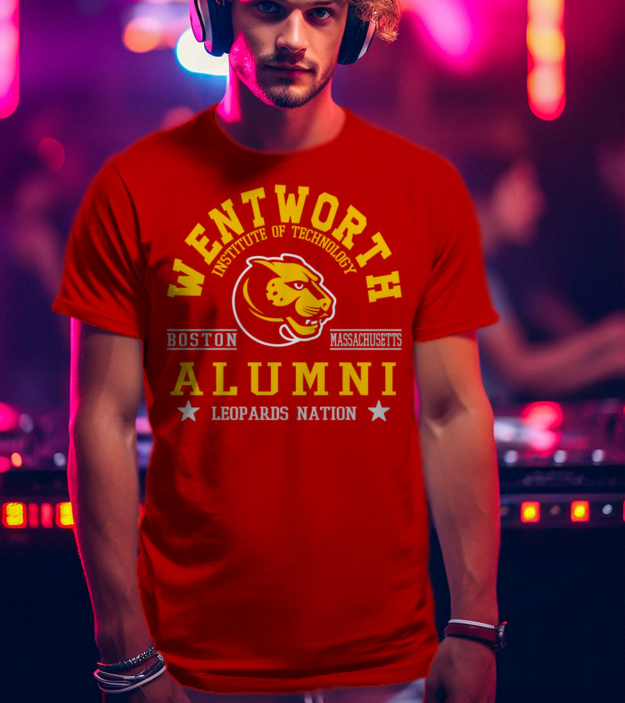 Wentworth Institute Of Technology Alumni Leopards Nation Boston Massachusetts T-Shirt