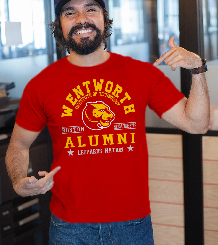 Wentworth Institute Of Technology Alumni Leopards Nation Boston Massachusetts T-Shirt