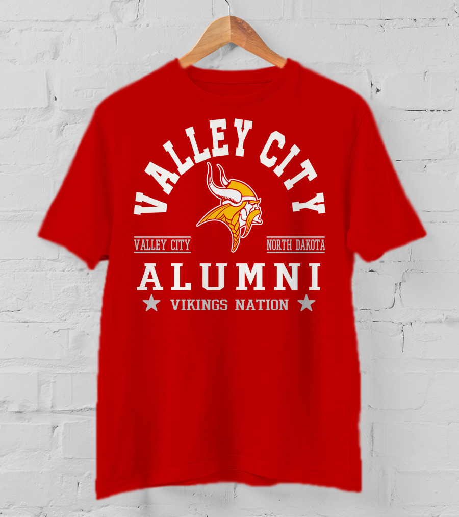Valley City North Dakota Alumni Vikings Nation T-Shirt