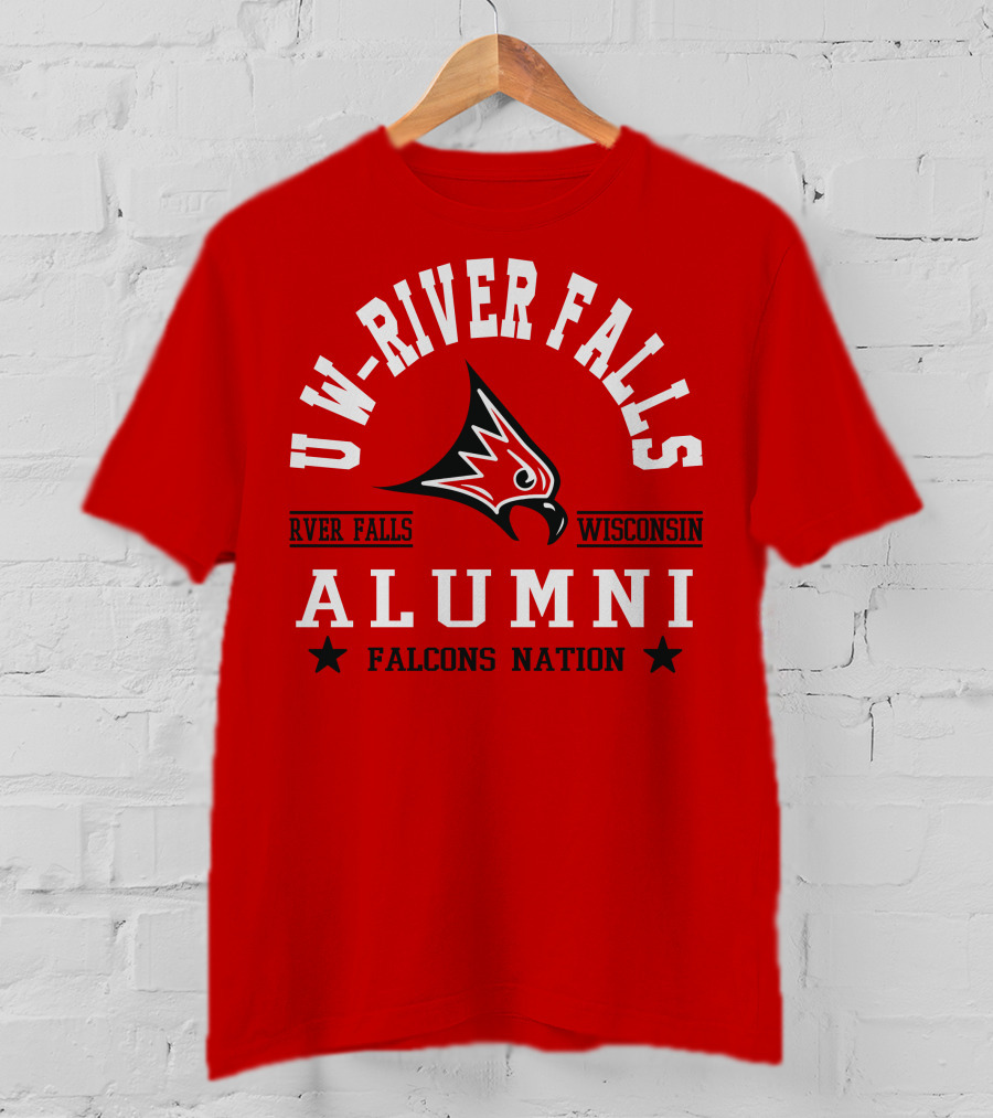 UW River Falls Wisconsin Alumni Falcons Nation T-Shirt
