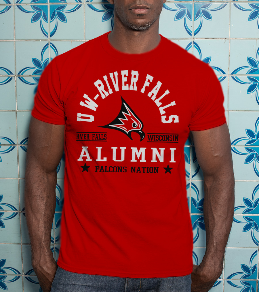 UW River Falls Wisconsin Alumni Falcons Nation T-Shirt