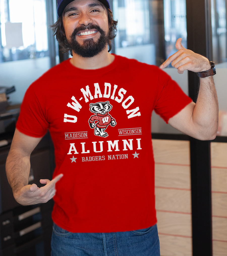 UW–Madison Alumni Badgers Nation Madison Wisconsin T-Shirt