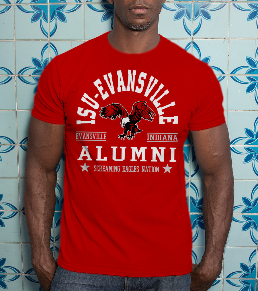 ISU-Evansville Indiana Alumni Screaming Eagles Nation T-Shirt