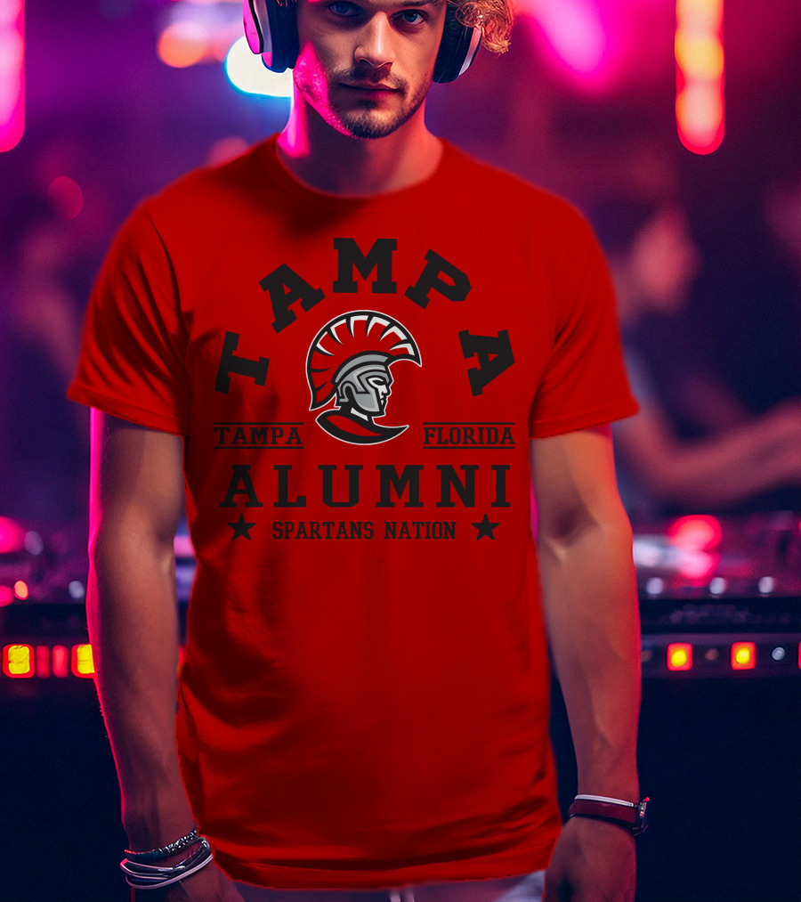 Tampa Florida Alumni Spartans Nation T-Shirt
