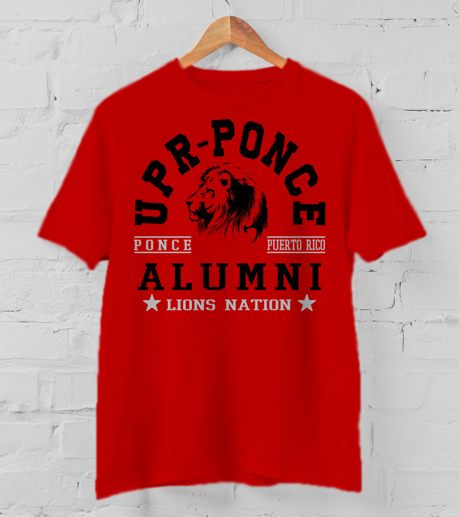 UPR-Ponce Alumni Puerto Rico Lions Nation T-Shirt