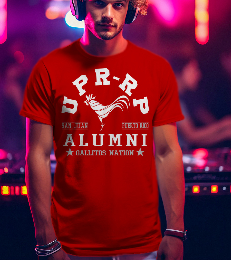 UPR-RP San Juan Puerto Rico Alumni Gallitos Nation T-Shirt
