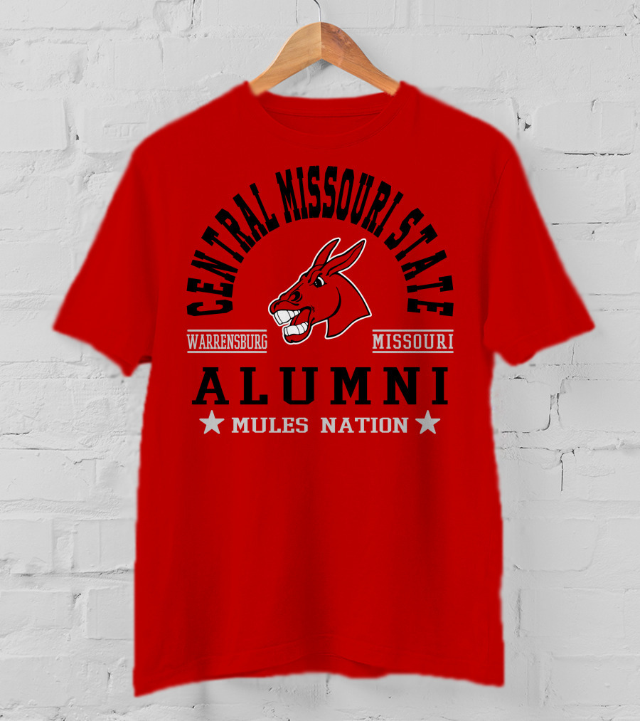 Central Missouri State Alumni Warrensburg Mules Nation T-Shirt