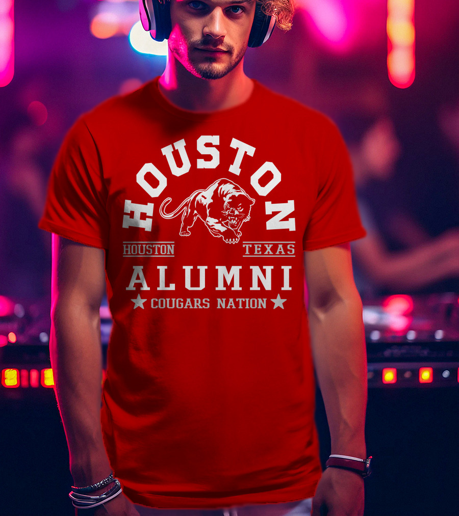 Houston Alumni Cougars Nation Texas T-Shirt