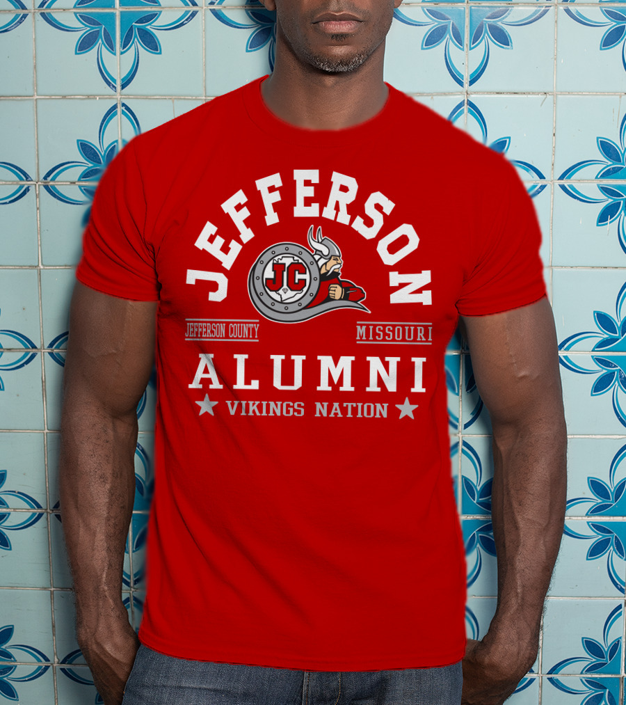 Jefferson County Missouri Alumni Vikings Nation T-Shirt