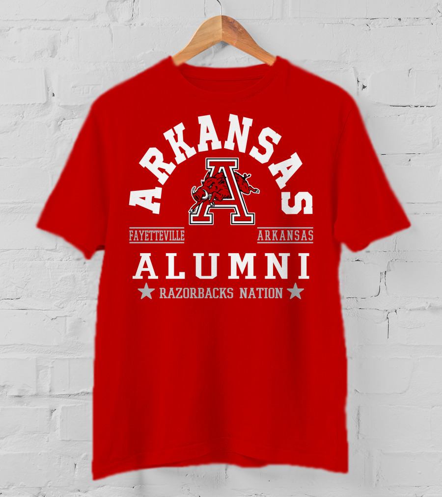 Arkansas Alumni Fayetteville Razorbacks Nation T-Shirt