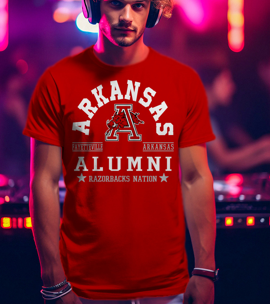 Arkansas Alumni Fayetteville Razorbacks Nation T-Shirt