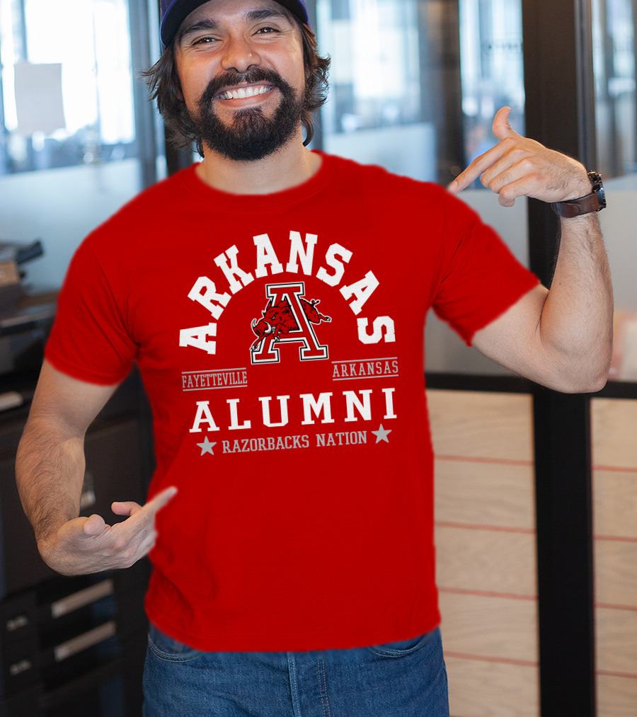 Arkansas Alumni Fayetteville Razorbacks Nation T-Shirt