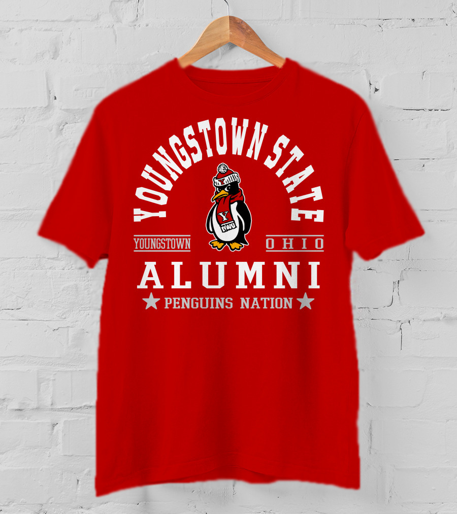 Youngstown State Ohio Alumni Penguins Nation T-Shirt