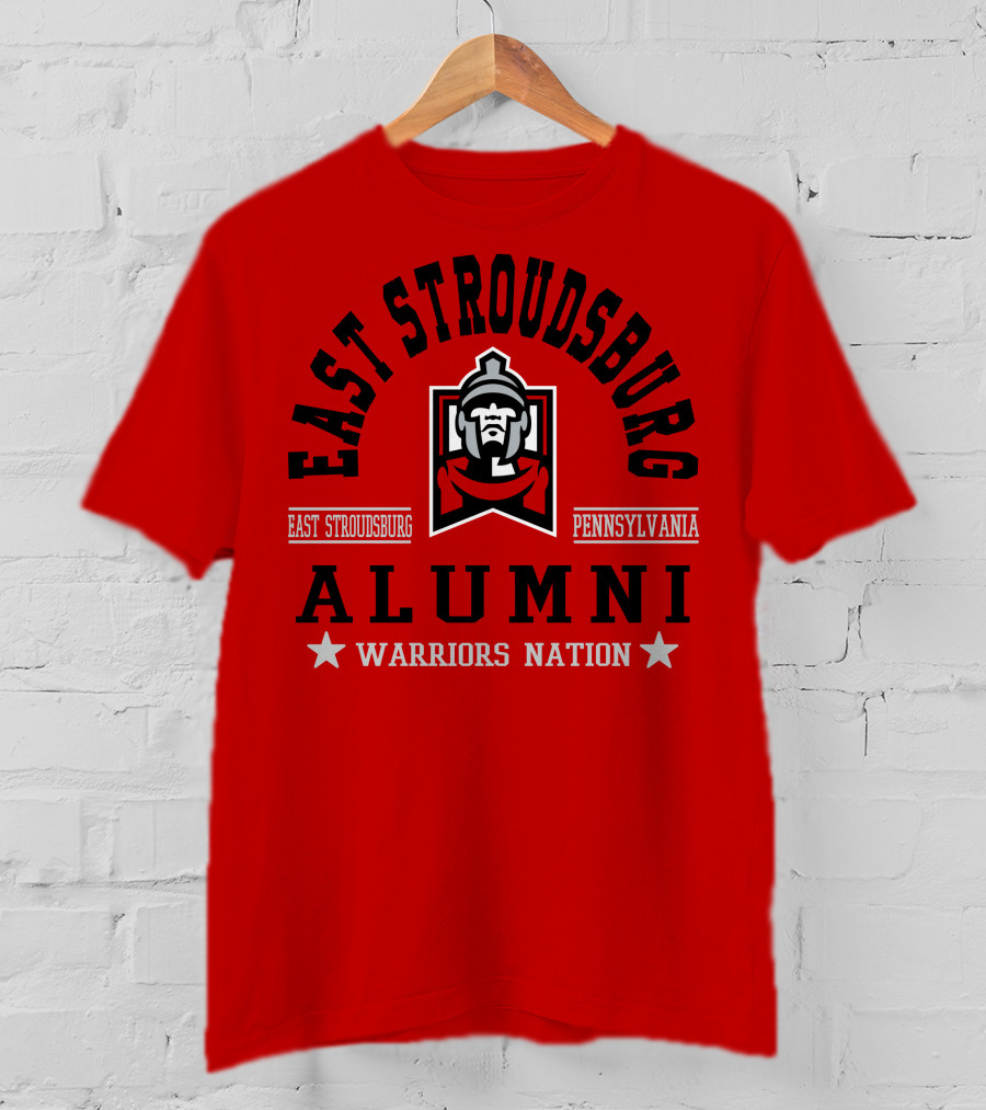 East Stroudsburg Alumni Warriors Nation Pennsylvania T-Shirt