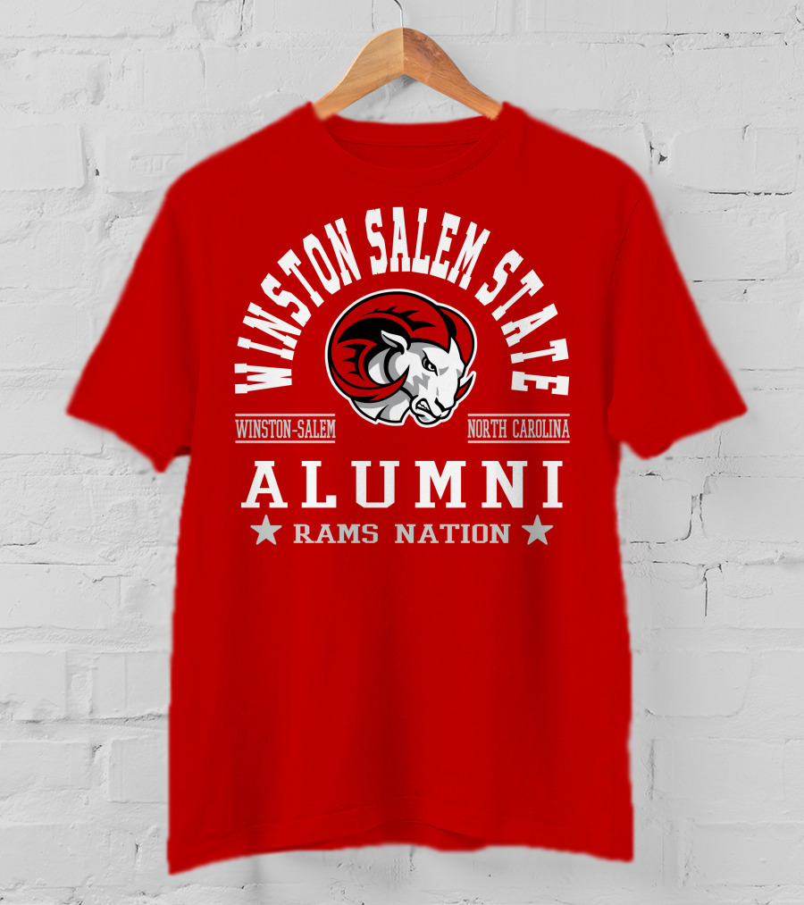 Winston-Salem State University Alumni Rams Nation North Carolina T-Shirt