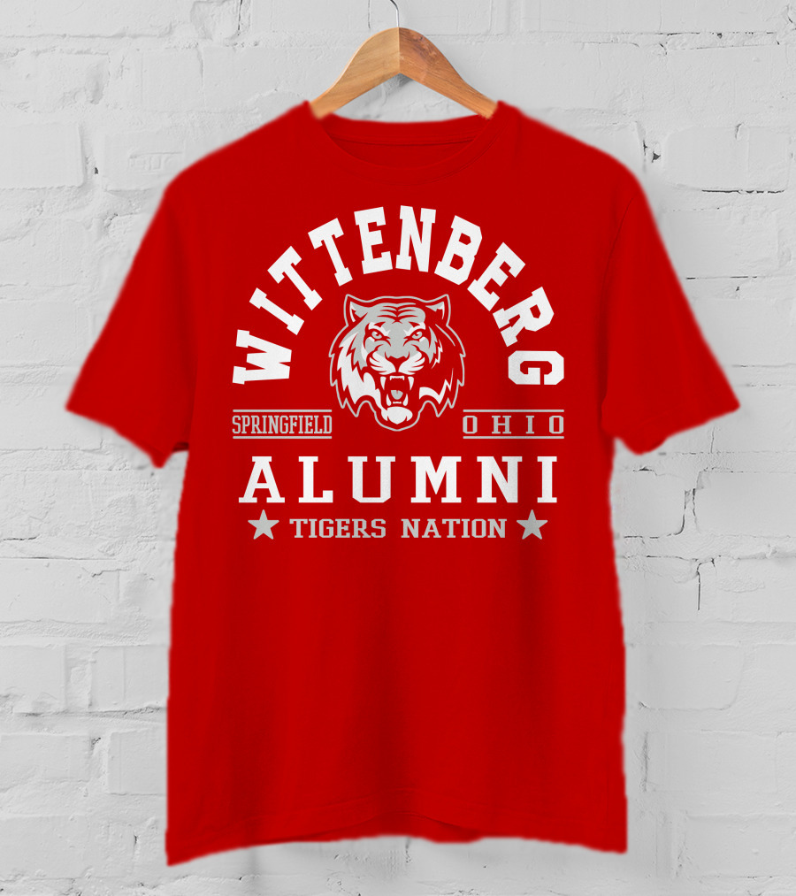 Wittenberg Springfield Ohio Alumni Tigers Nation T-Shirt
