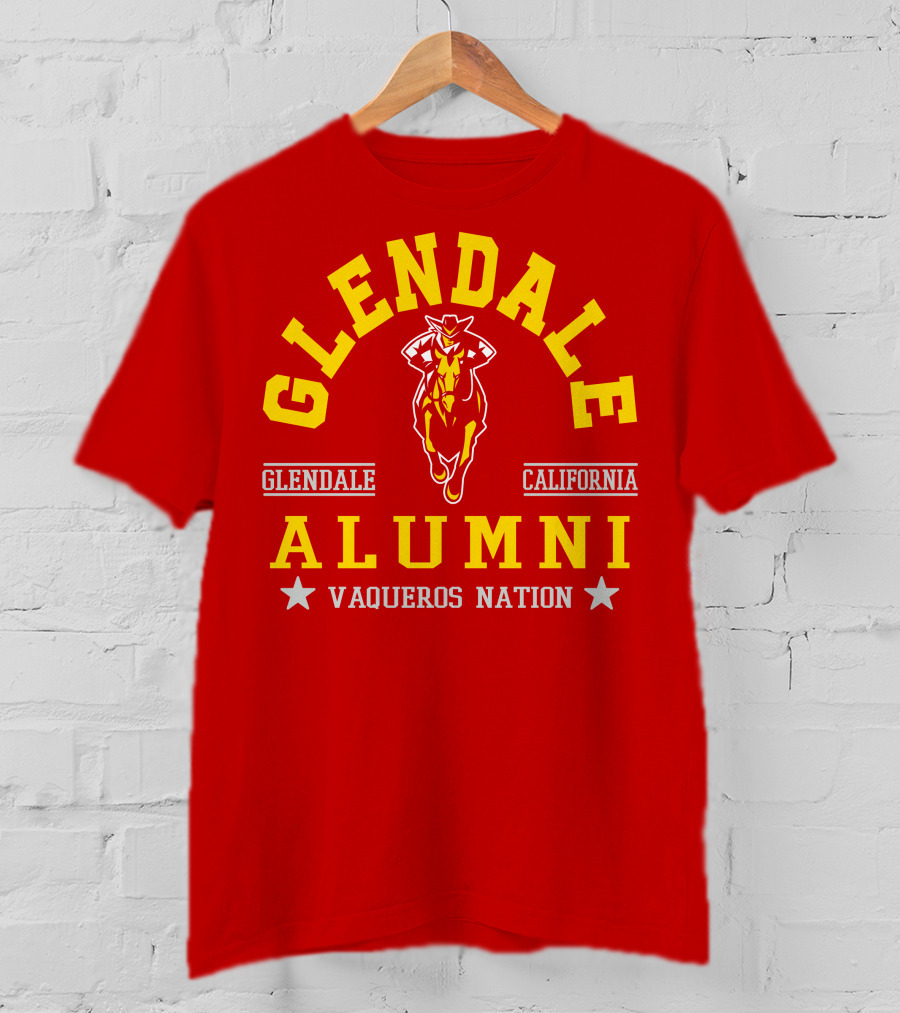 Glendale California Alumni Vaqueros Nation T-Shirt