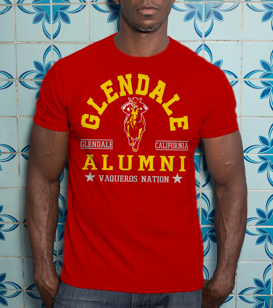 Glendale California Alumni Vaqueros Nation T-Shirt