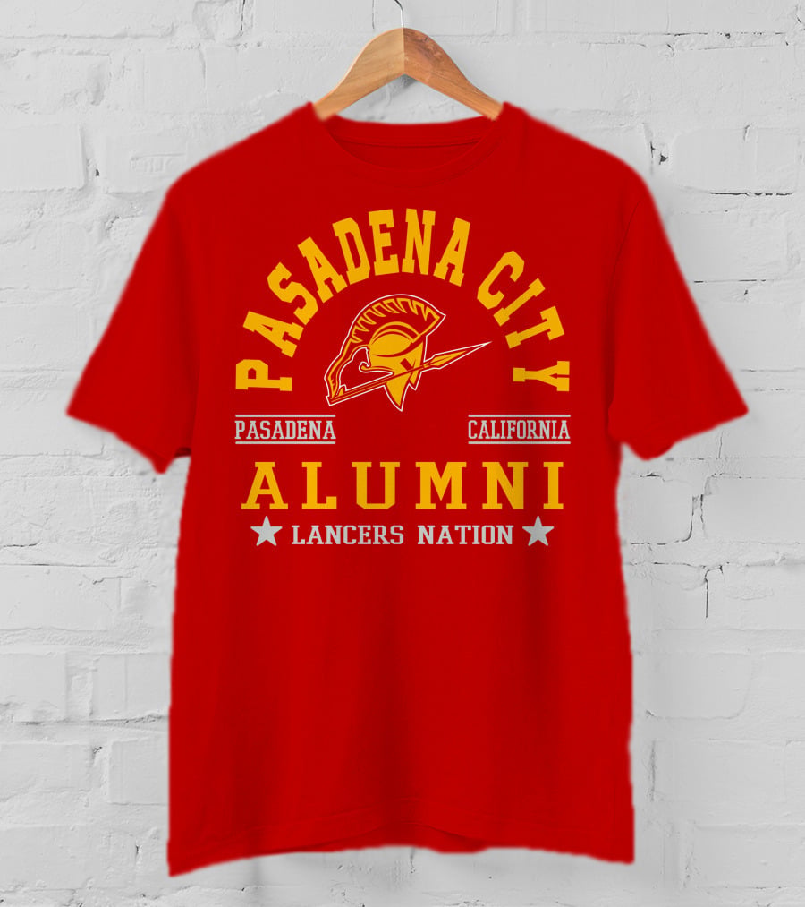 Pasadena City Alumni Lancers Nation Pasadena California T-Shirt