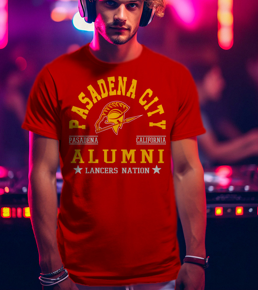 Pasadena City Alumni Lancers Nation Pasadena California T-Shirt