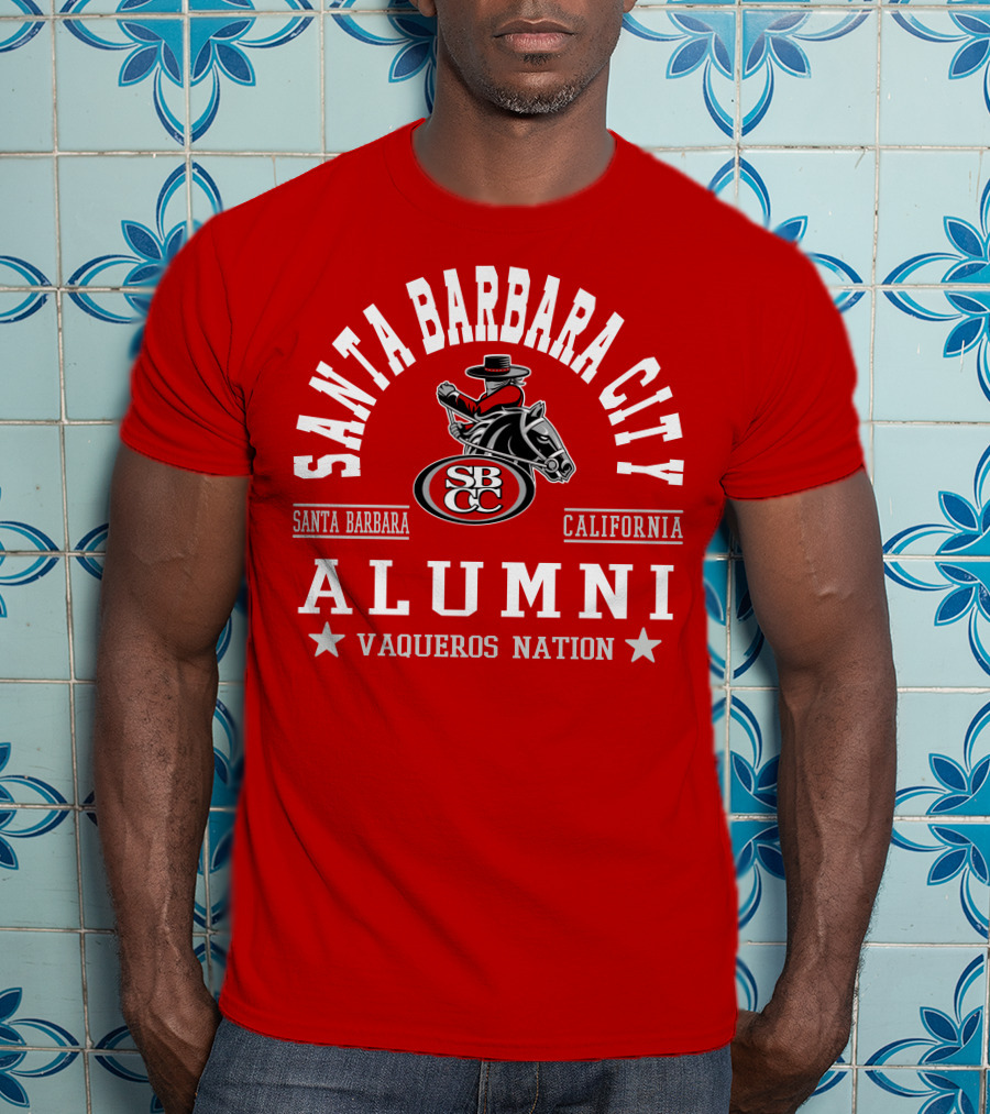Santa Barbara City College Alumni Vaqueros Nation California SBCC T-Shirt